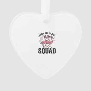 Joyeux 4 juillet Flamingo Squad Vector Design_1