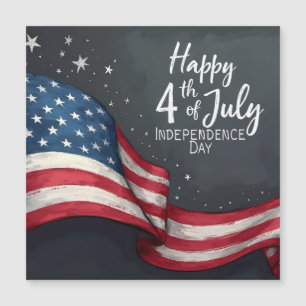 Joyeux 4 juillet Illustration d'art de drapeau vin
