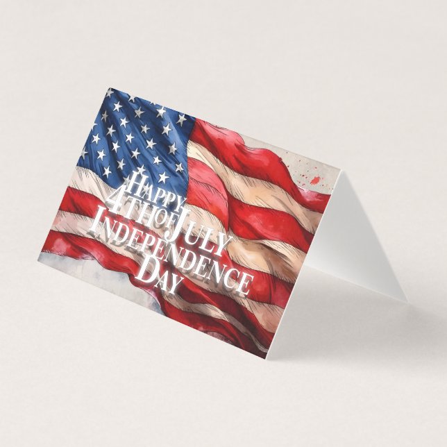 Joyeux 4 juillet – Jour de l'Indépendance (Front)
