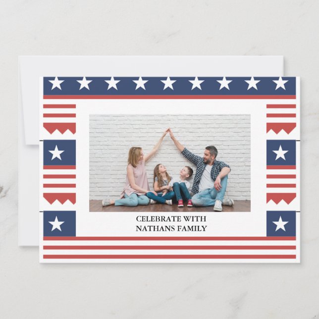 Joyeux 4 juillet Jour de l'Indépendance photo (Devant)