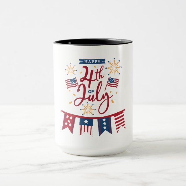 Joyeux 4 juillet Mug (Centre)
