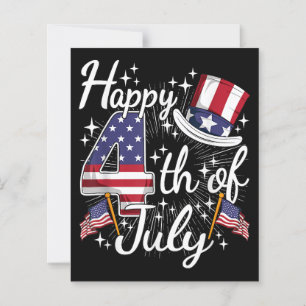 Joyeux 4 juillet patriotique américain Drapeau US