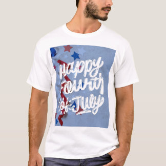 Joyeux 4 Juillet T-Shirt Design