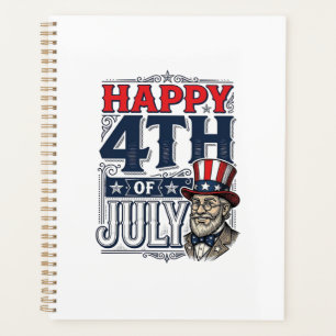Joyeux 4 juillet Vintage Design de T-shirt patriot