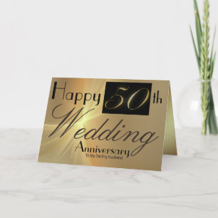 Joyeux 50e anniversaire de Mariage à ma carte de m