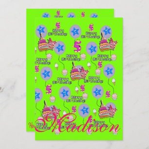 Joyeux 5e anniversaire Invitation Anniversaire #5 