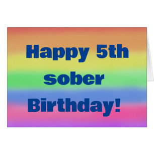 Joyeux 5ème anniversaire sobre