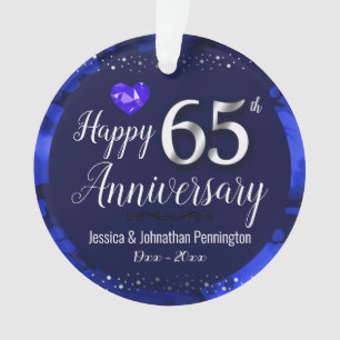 Joyeux 65e anniversaire de Mariage