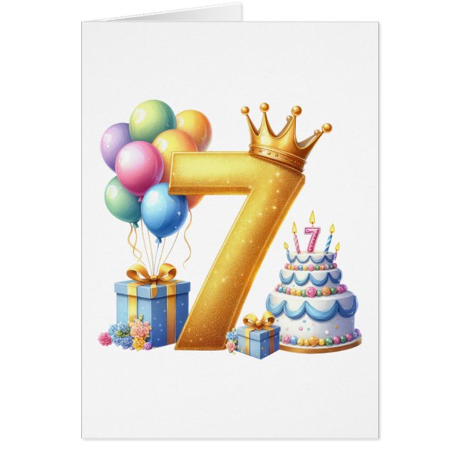 Joyeux 7ème Anniversaire (Devant)