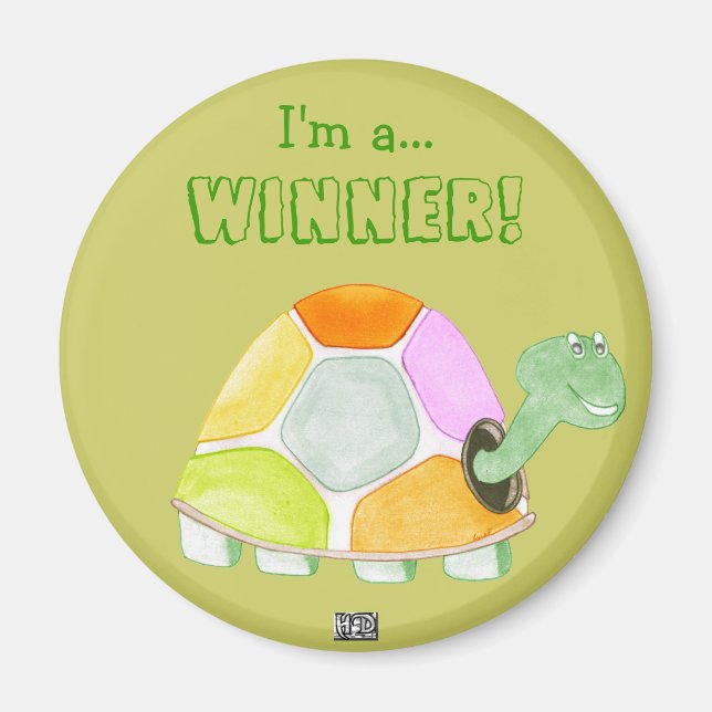 Joyeux aimant tortue (Devant)