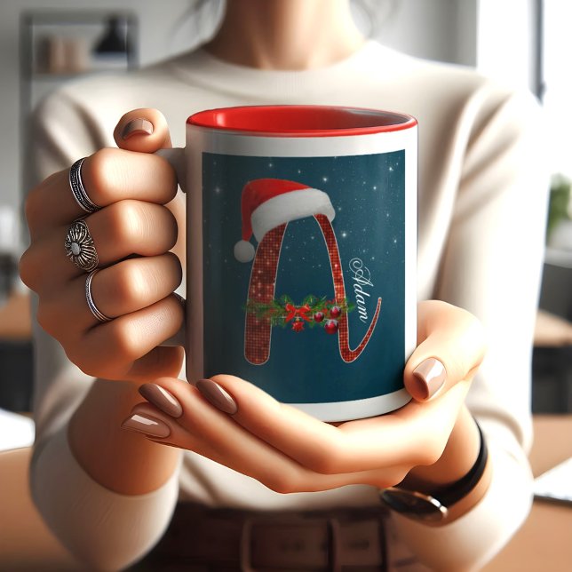 Joyeux alphabet de Noël _A_ Mug (Créateur téléchargé)
