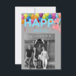 Joyeux anniversaire<br><div class="desc">Bonne carte d'anniversaire,  photo et couleur au sommet,  belle conception</div>