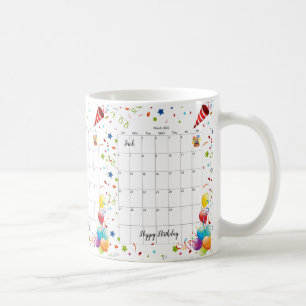 Joyeux anniversaire 2022 Mars Mug