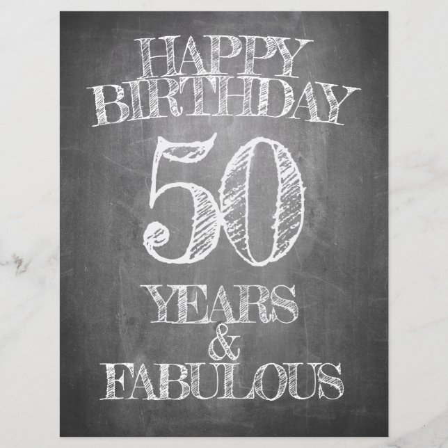 Joyeux anniversaire - 50 ans et fabuleux (Devant)