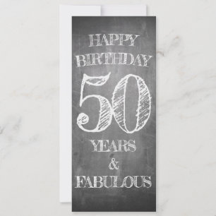 Joyeux anniversaire - 50 ans et fabuleux