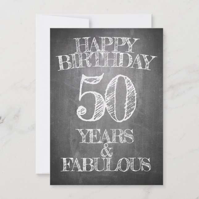 Joyeux anniversaire - 50 ans et fabuleux (Devant)
