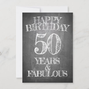 Joyeux anniversaire - 50 ans et fabuleux