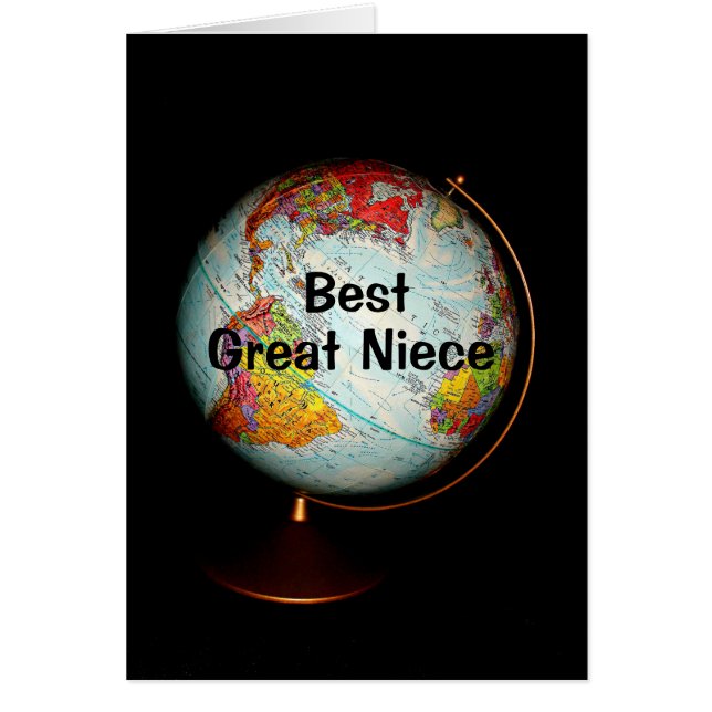 Joyeux Anniversaire À La Meilleure Grande Nièce Su (Devant)