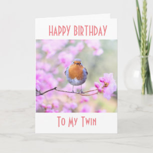 Joyeux *ANNIVERSAIRE* À MA CARTE DE **JUMELLE**