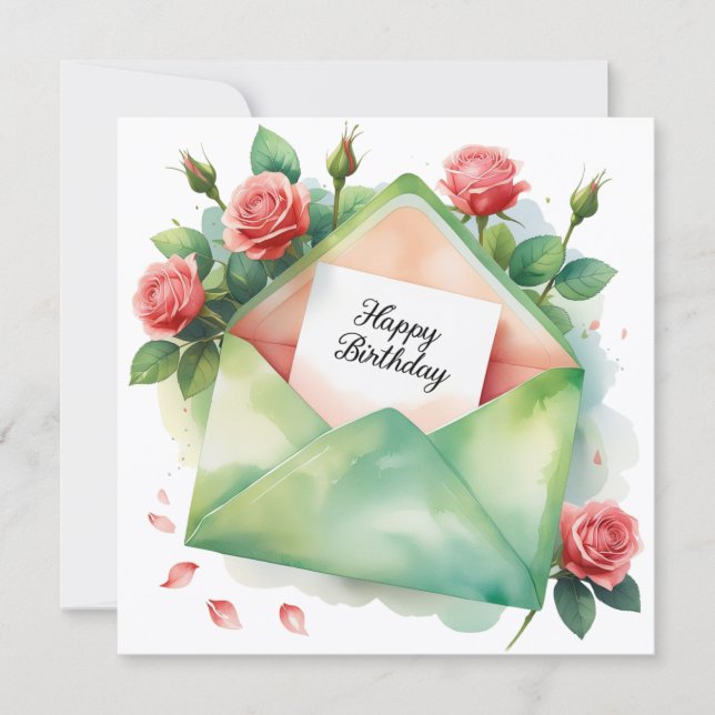 Joyeux anniversaire à ma carte de vœux la plus chè (Devant)