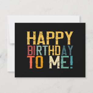 Joyeux anniversaire à moi fête d'anniversaire
