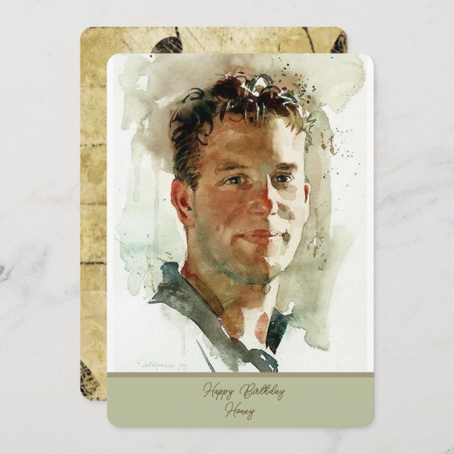 Joyeux Anniversaire À Mon Mari (Devant / Derrière)