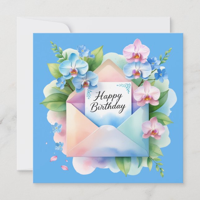 Joyeux anniversaire à tout pour moi Carte de vœux (Devant)