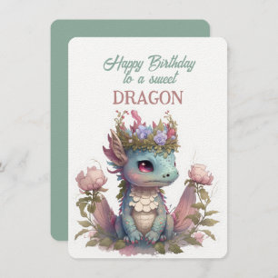 Joyeux Anniversaire À Un DRAGON Doux