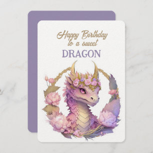 Joyeux Anniversaire À Un DRAGON Doux