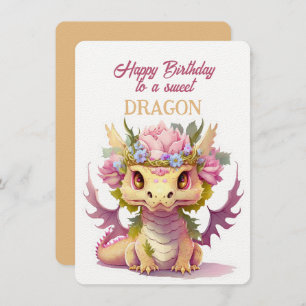 Joyeux Anniversaire À Un DRAGON Doux