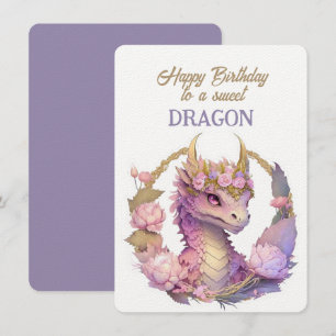 Joyeux Anniversaire à un DRAGON sucré