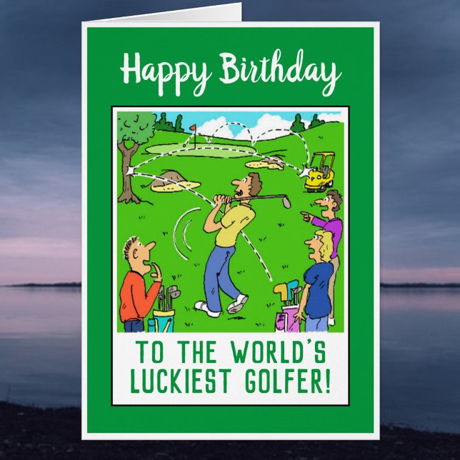 Joyeux Anniversaire à un Golfeur Drôle (Créateur téléchargé)