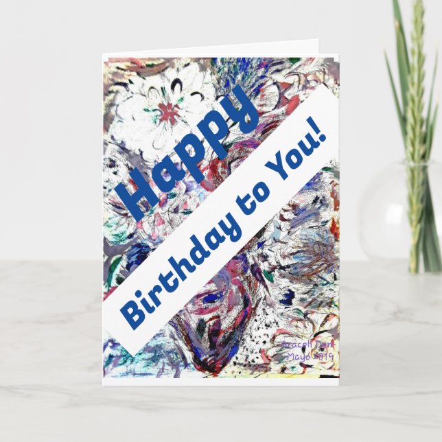 Joyeux anniversaire à vous ! Carte (Devant)