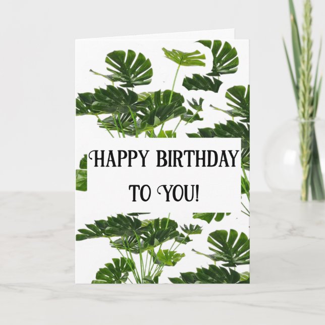 Joyeux anniversaire à vous ! Carte (Devant)
