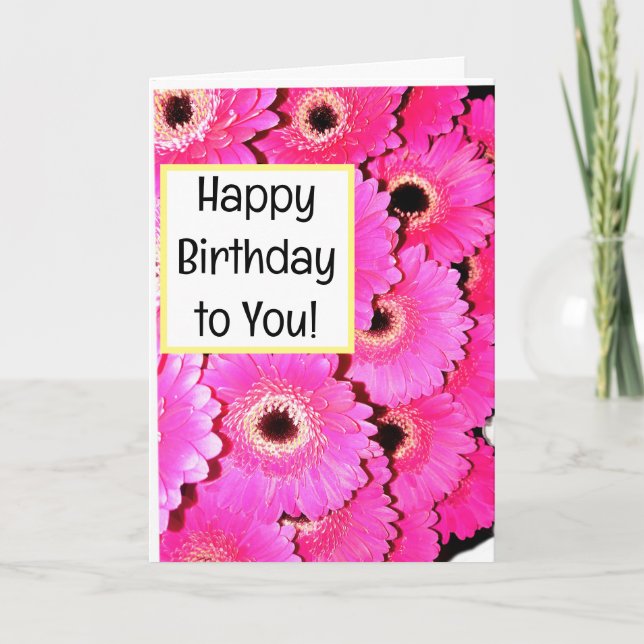 Joyeux anniversaire à vous ! Carte (Devant)