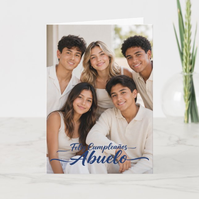 Joyeux Anniversaire Abuelo Carte d'anniversaire Es (Devant)