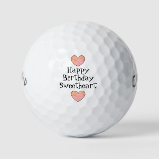 Joyeux anniversaire amoureuse balles de golf