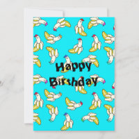 Joyeux Anniversaire avec une Banane Carte de Vœux