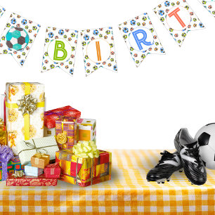 Joyeux Anniversaire Bannière de Bunting Balls de F