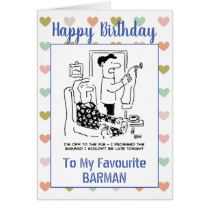 Joyeux Anniversaire Barman