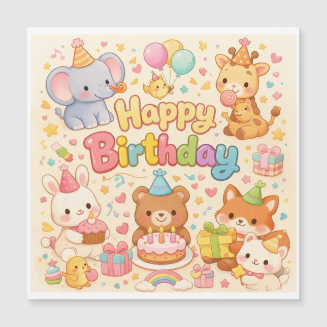 Joyeux Anniversaire bébés (Devant)