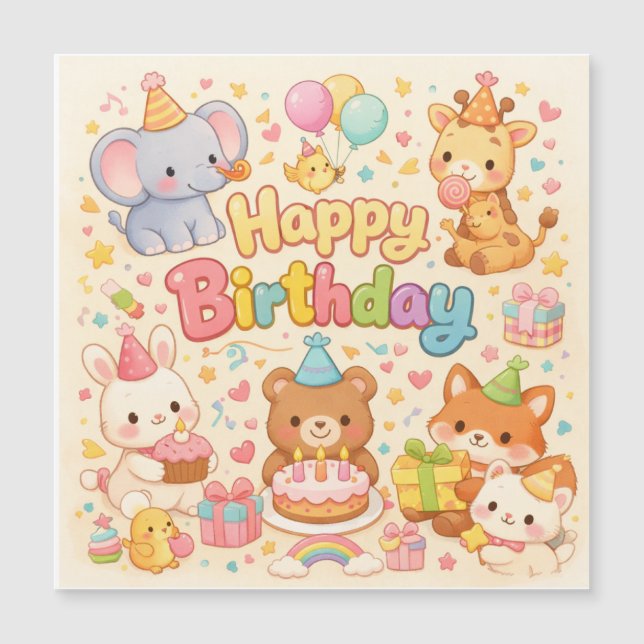 Joyeux Anniversaire bébés (Devant)