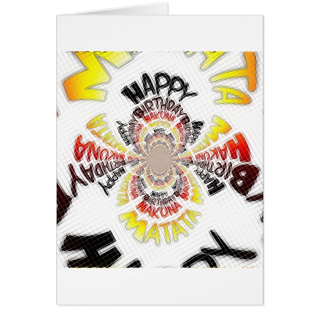 Joyeux anniversaire Bonne journée (Devant)