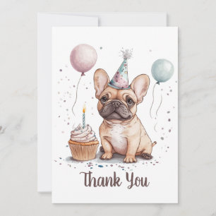 Joyeux Anniversaire Bouledogue Français Merci