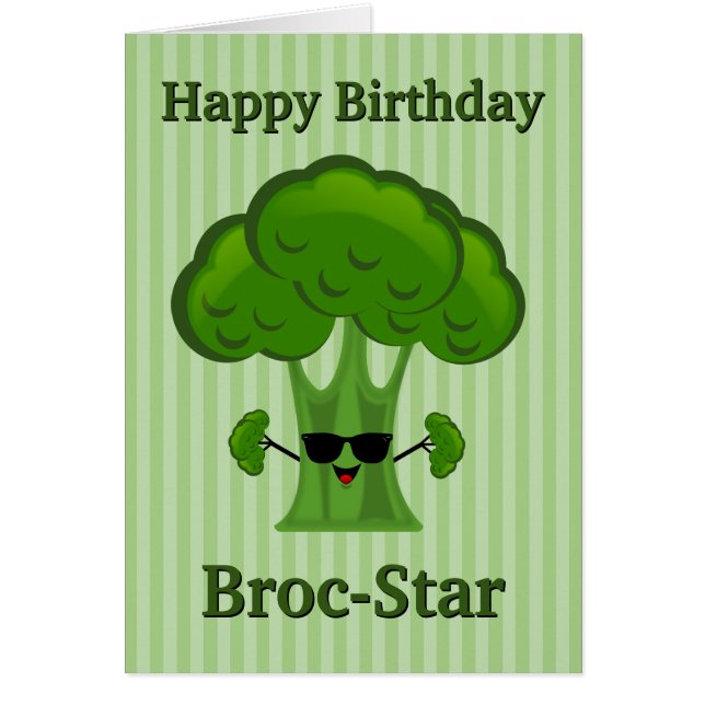 Joyeux anniversaire Broc-Star Broccoli (Devant)