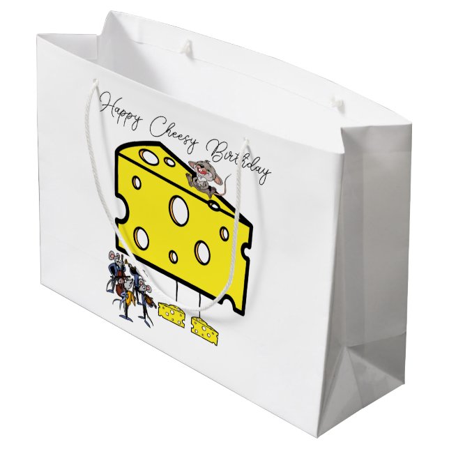 Joyeux Anniversaire Cadeau Sac Cheesy Anniversaire (Dos Angle)