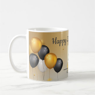 Joyeux anniversaire café Mug et tasse