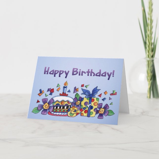 Joyeux anniversaire - Carte (Devant)