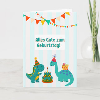 Joyeux Anniversaire Carte Allemande