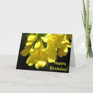 Joyeux anniversaire ! Carte Carolina Jasmine